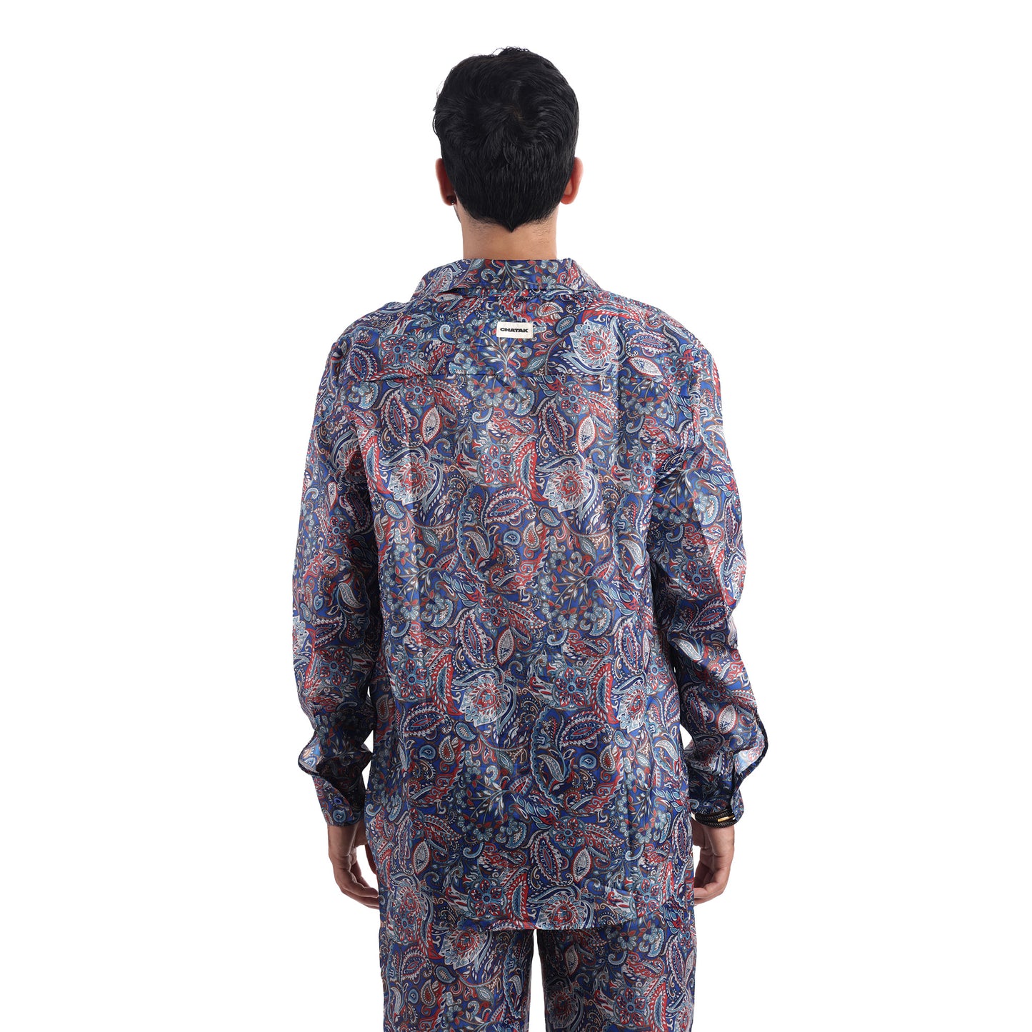 Paisley Men's Blue Coord/Shirt