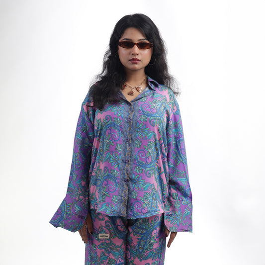 Paisley Women's Purple Co-ord/Shirt