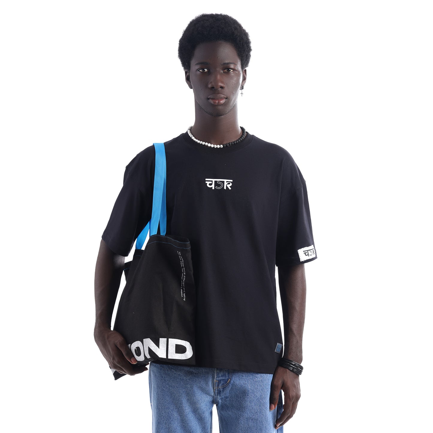 Hallerbose - Black Oversized T-shirt